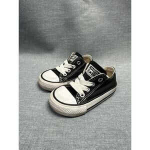 Converse All Star Low Top Black Toddler 4 Sneaker Shoe